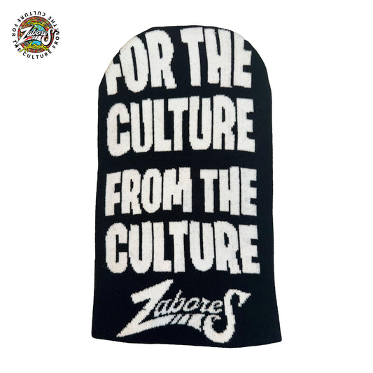 BLACK For the culture  zabores Shiesty Ski Mask