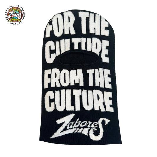 BLACK For the culture  zabores Shiesty Ski Mask