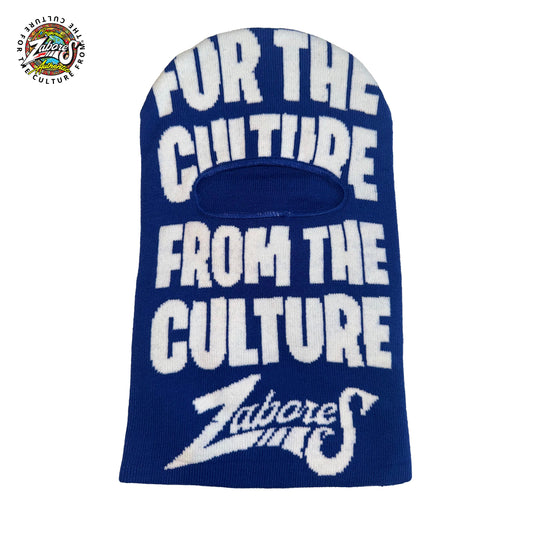 BLUE For the culture  zabores Shiesty Ski Mask