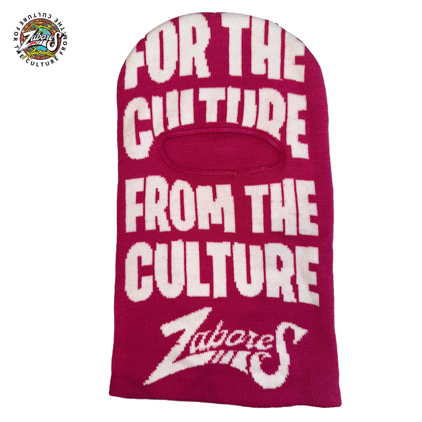 PINK For the culture  zabores Shiesty Ski Mask