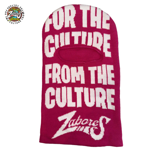PINK For the culture  zabores Shiesty Ski Mask